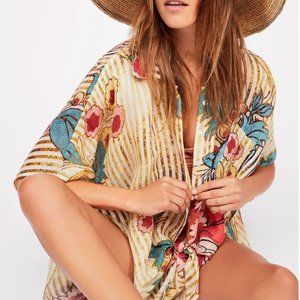 Free People Beach Blossom Printed Cover Up